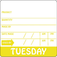 SHELF LIFE LABELLING - TUESDAY